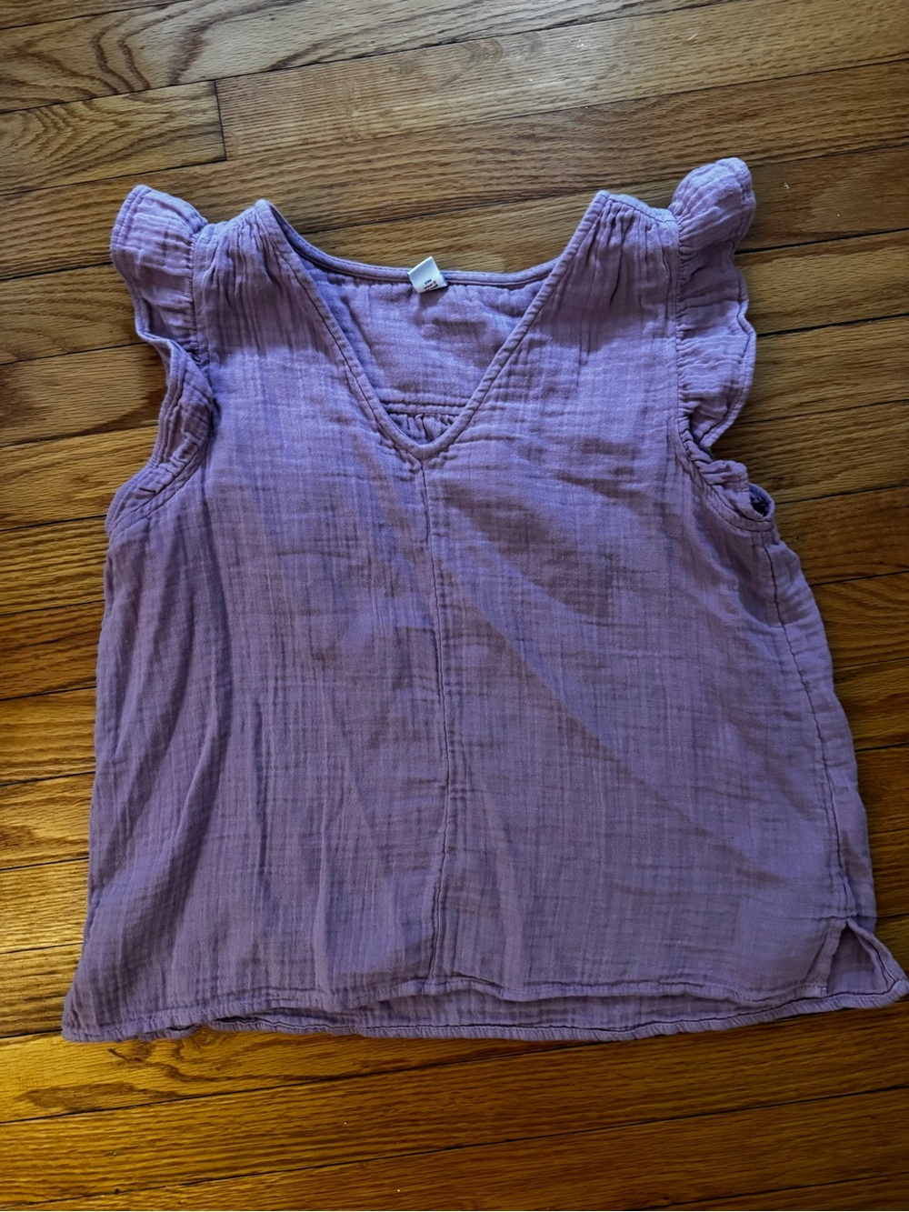 Old Navy Lavender V-Neck Ruffle Sleeve Camisole
